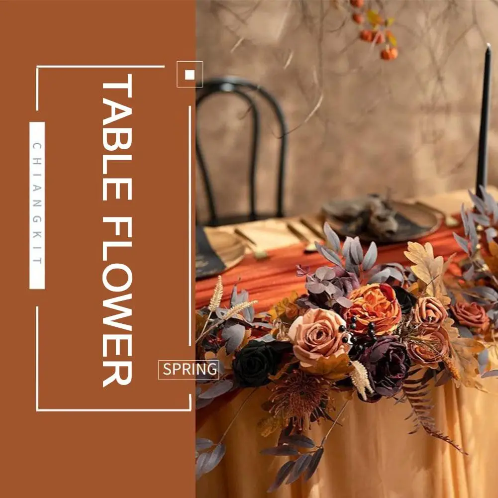 Halloween Wedding Wreath Simulation Table Flowers Decoration Banquet Table Party Decor Long Rattan Table Birthday Flower Ga X2R1
Halloween Wedding Wreath Simulation Table Flowers Decoration Banquet Table Party Decor Long Rattan Table Birthday Flower Ga X2R1