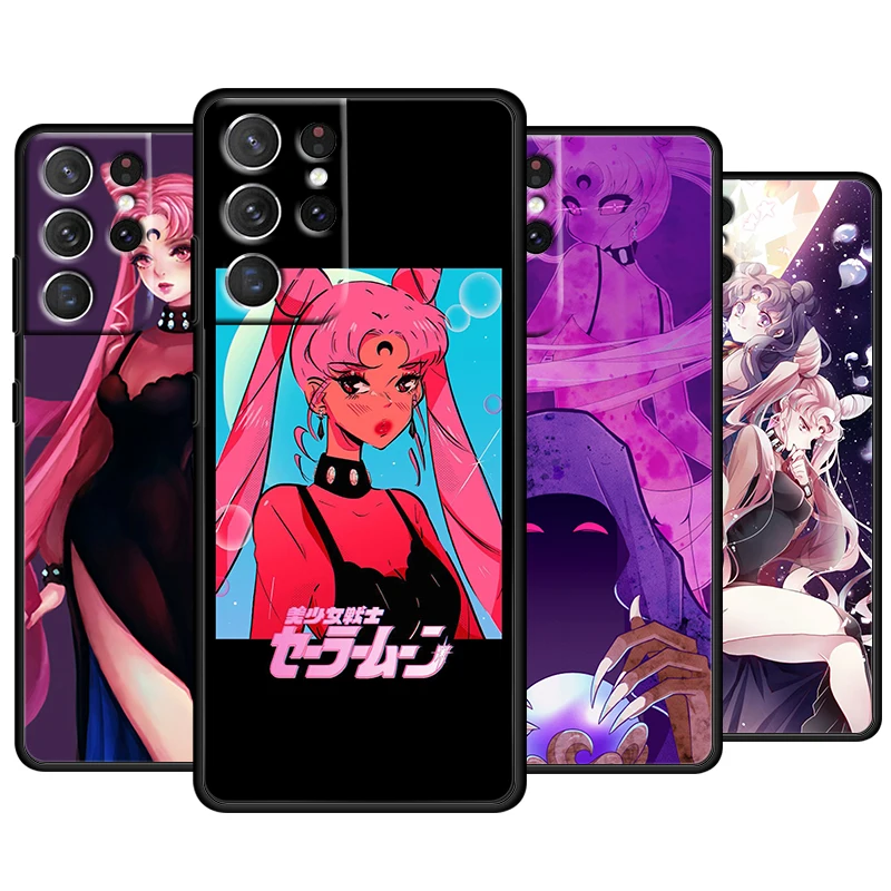 Sailor Moon Black Lady For Samsung Galaxy S22 S21 S20 Ultra Plus Pro S10 S9 S8 S7 4G 5G Soft Black Phone Case Capa Cover Coque
Sailor Moon Black Lady For Samsung Galaxy S22 S21 S20 Ultra Plus Pro S10 S9 S8 S7 4G 5G Soft Black Phone Case Capa Cover Coque
