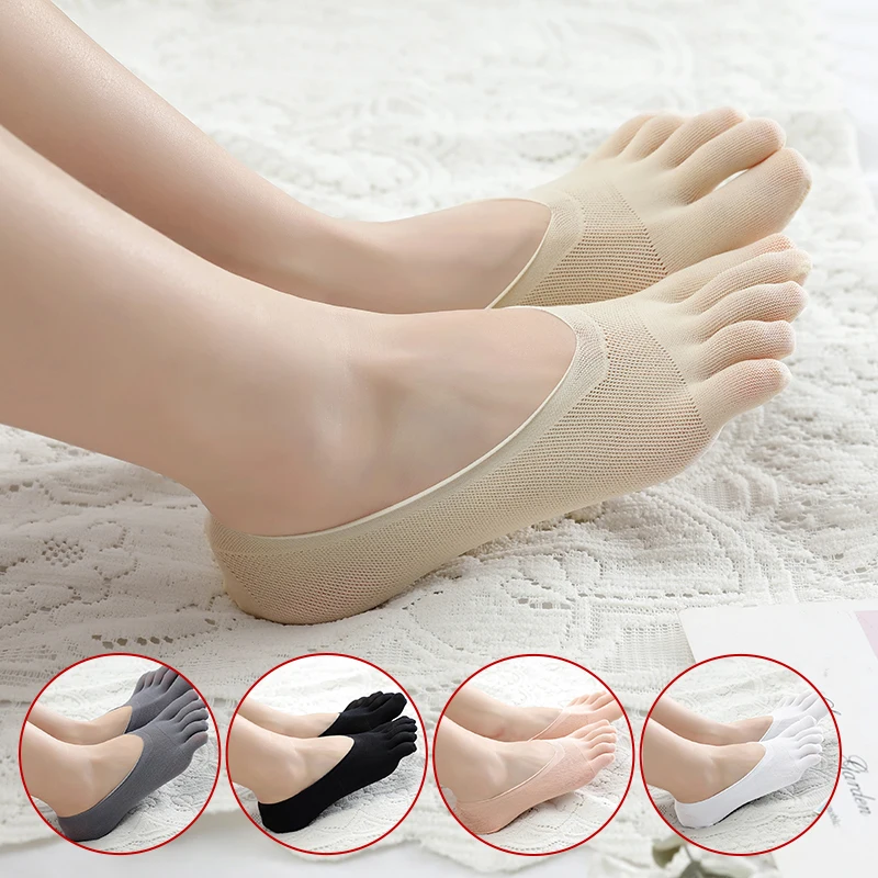 Women Five Toes Breathable Socks Velvet Ultrathin Five-finger Invisible Anti-skid Anti-friction Boat Sock Ankle Socks ECMLN Drop
Women Five Toes Breathable Socks Velvet Ultrathin Five-finger Invisible Anti-skid Anti-friction Boat Sock Ankle Socks ECMLN Drop