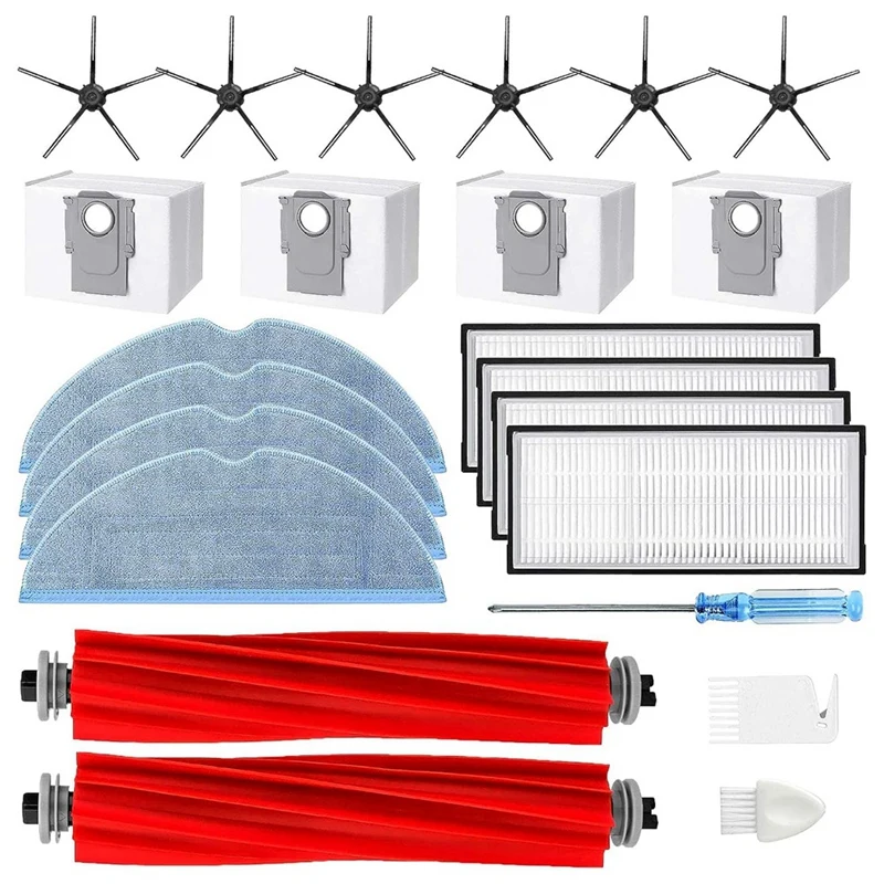 Accessories For Xiaomi Roborock S7 Maxv Ultra S7 Pro Ultra Vacuum Cleaner Replacement Accessories Includes Main Brushes, Wipes
Accessories For Xiaomi Roborock S7 Maxv Ultra S7 Pro Ultra Vacuum Cleaner Replacement Accessories Includes Main Brushes, Wipes