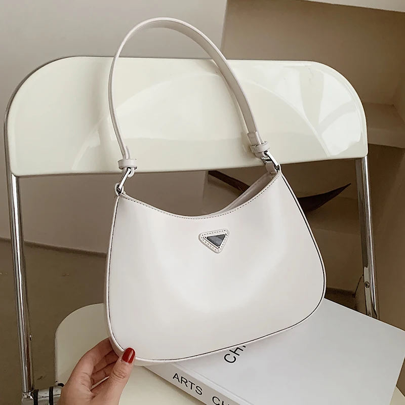 

Текстурированная сумка через плечо из искусственной кожи, новинка 2023, модная универсальная сумка, роскошная дизайнерская однотонная сумка-кошелек для подмышек, женская сумка для покупок