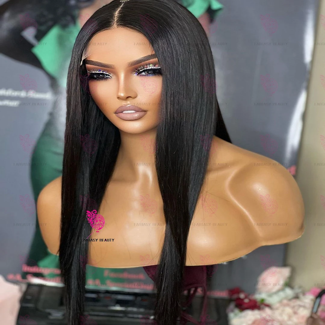 26Inch 180% Density Long Straight Long Natural Soft Glueless Synthetic Lace Front Wig For Black Women Baby Hair Headband Wigs
26Inch 180% Density Long Straight Long Natural Soft Glueless Synthetic Lace Front Wig For Black Women Baby Hair Headband Wigs