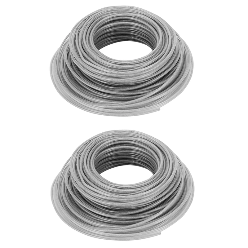 2Pcs 41M Lawn Mower Wire Mowing Rope Nylon Lawn Mowing Rope Head Mowing Line Mowing Machine Accessories
2Pcs 41M Lawn Mower Wire Mowing Rope Nylon Lawn Mowing Rope Head Mowing Line Mowing Machine Accessories