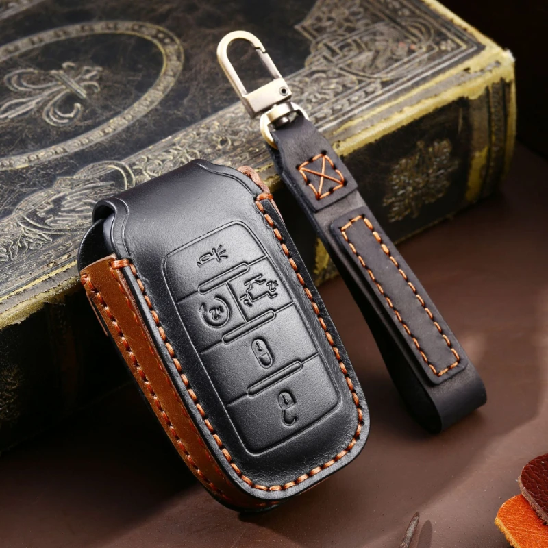 Luxury Leather Car Key Case Cover Fob Protector Keychain Holder Accessories for GM GMC Dodge Ram Dart Keyring Protective Shell
Luxury Leather Car Key Case Cover Fob Protector Keychain Holder Accessories for GM GMC Dodge Ram Dart Keyring Protective Shell