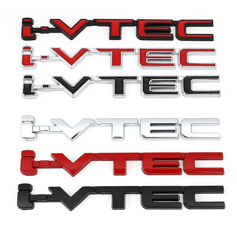 

3D Metal VTEC Logo Emblem Badge Decals Car Sticker for Honda City cb400 i-VTEC vfr800 cb750 Civic Accord Odyssey Spirior CRV SUV