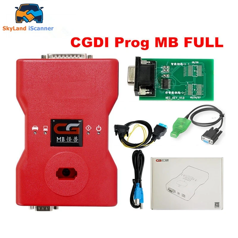 Автомобильный ключ CGDI Prog MB лучшего качества, самый быстрый программатор ключей Benz, поддержка всех ключей потери с адаптером ELV/NEC, бесплатный симулятор
Автомобильный ключ CGDI Prog MB лучшего качества, самый быстрый программатор ключей Benz, поддержка всех ключей потери с адаптером ELV/NEC, бесплатный симулятор