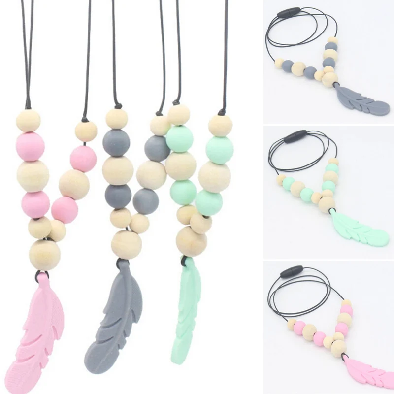 Food Grade Silicone Teething Necklace Baby Teething Toy Silicone Beads Baby Teether Necklaces Chewing Toys Toddler Shower Gifts
Food Grade Silicone Teething Necklace Baby Teething Toy Silicone Beads Baby Teether Necklaces Chewing Toys Toddler Shower Gifts