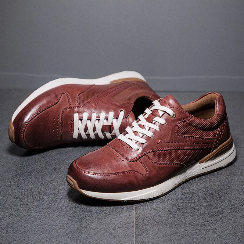 Men Casual Shoes Genuine Leather Flats Soft Oxford Top Quality Outdoor Sneakers Zapatos De Hombre
Men Casual Shoes Genuine Leather Flats Soft Oxford Top Quality Outdoor Sneakers Zapatos De Hombre