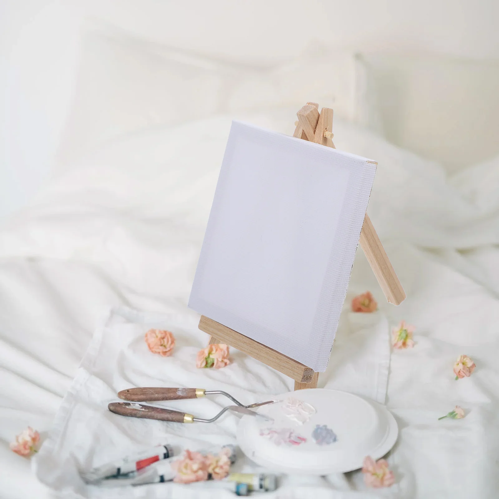 10 Sets Mini Canvases Frame Small Easels Display Painting 10X10cm Cloth Artist Stand Travel
10 Sets Mini Canvases Frame Small Easels Display Painting 10X10cm Cloth Artist Stand Travel