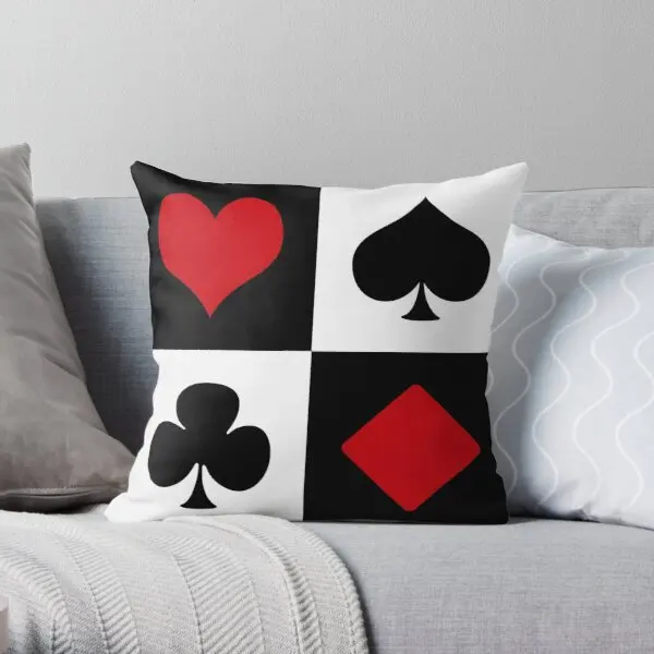 Playing Card Printing Throw Pillow Cover Soft Bed Fashion Office Throw Cushion Square Hotel Waist Sofa Home Pillows not include
Playing Card Printing Throw Pillow Cover Soft Bed Fashion Office Throw Cushion Square Hotel Waist Sofa Home Pillows not include