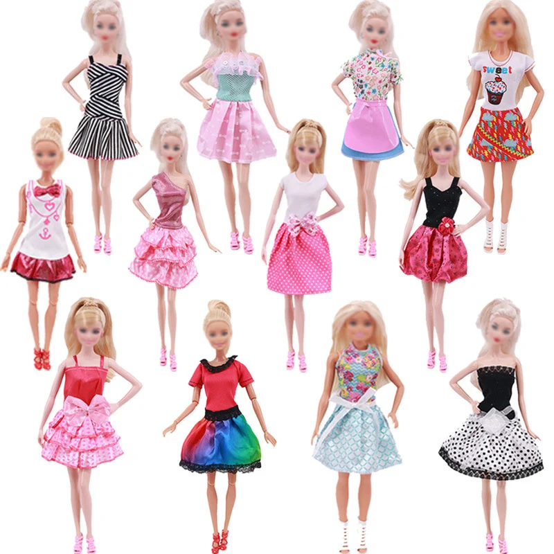 Kieka DIY Summer Fashion Casual Dress Clothes 5Pcs Sets for Barbie Doll Toy Figures Toy House Birthday Accessories 11.5 Inches
Kieka DIY Summer Fashion Casual Dress Clothes 5Pcs Sets for Barbie Doll Toy Figures Toy House Birthday Accessories 11.5 Inches