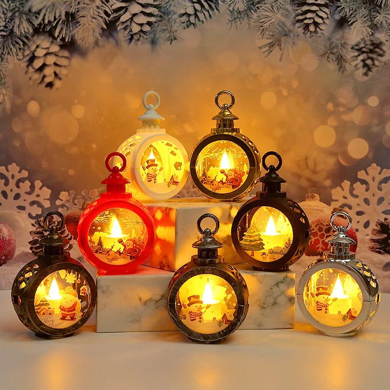 Christmas LED Light Ornament Wind Lantern Christmas Tree Hanging Pendant New Year Home Party Decor Fairy Lights Navidad Garland
Christmas LED Light Ornament Wind Lantern Christmas Tree Hanging Pendant New Year Home Party Decor Fairy Lights Navidad Garland