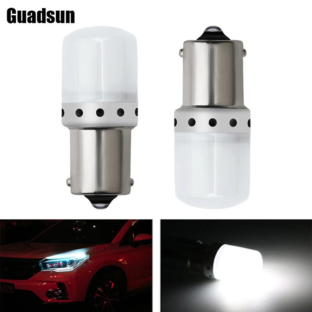 Guadsun 1PCS 9LED 1156 1157 S25 3030 18W 12V 6000k PC Miky With Lens Bulbs Aluminium Auto Turn Signal Light Brake Lamp White Red
Guadsun 1PCS 9LED 1156 1157 S25 3030 18W 12V 6000k PC Miky With Lens Bulbs Aluminium Auto Turn Signal Light Brake Lamp White Red