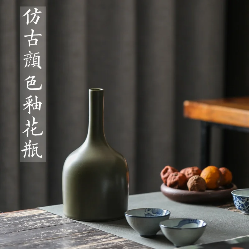 Керамическая ваза Jingdezhen, украшение для сушеных цветов, чайная пыль, цветная глазурованная фарфоровая Новая китайская гостиная, домашний декор
Керамическая ваза Jingdezhen, украшение для сушеных цветов, чайная пыль, цветная глазурованная фарфоровая Новая китайская гостиная, домашний декор