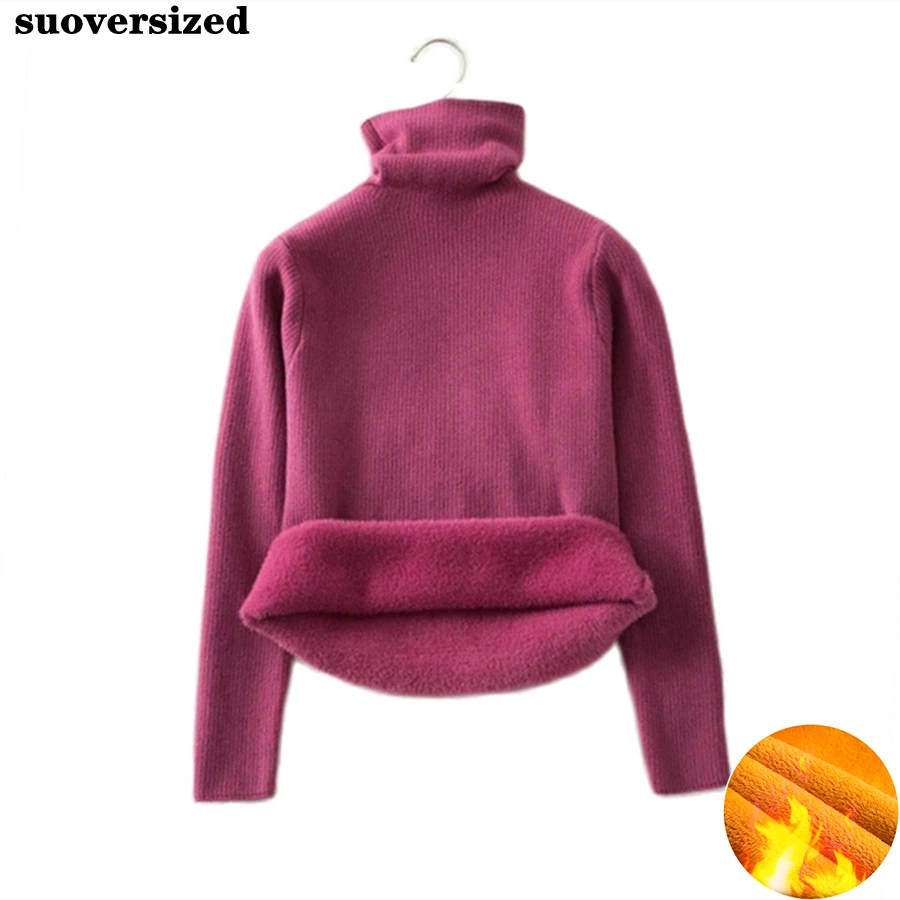 Зимняя Облегающая водолазка с флисовой подкладкой, Женский плотный Теплый Бархатный пуловер, Топ с длинным рукавом, повседневный джемпер в ...
Зимняя Облегающая водолазка с флисовой подкладкой, Женский плотный Теплый Бархатный пуловер, Топ с длинным рукавом, повседневный джемпер в ...