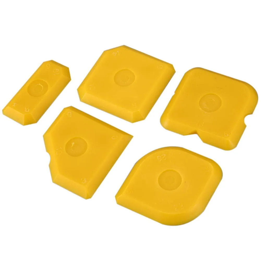 5pcs Silicone Sealant Tool Spreader Finish Kit Caulk Tile Grout Applicator Yellow Silicone Applicator Household Merchandises
5pcs Silicone Sealant Tool Spreader Finish Kit Caulk Tile Grout Applicator Yellow Silicone Applicator Household Merchandises