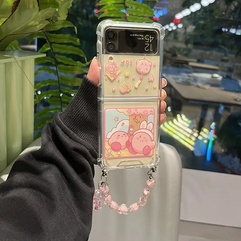 Чехол для телефона Pokemon Kirby Chain для Samsung Galaxy Z Flip 3 4 5G Zflip3 Zflip4 мультяшный аниме розовый прозрачный ударопрочный чехол
Чехол для телефона Pokemon Kirby Chain для Samsung Galaxy Z Flip 3 4 5G Zflip3 Zflip4 мультяшный аниме розовый прозрачный ударопрочный чехол