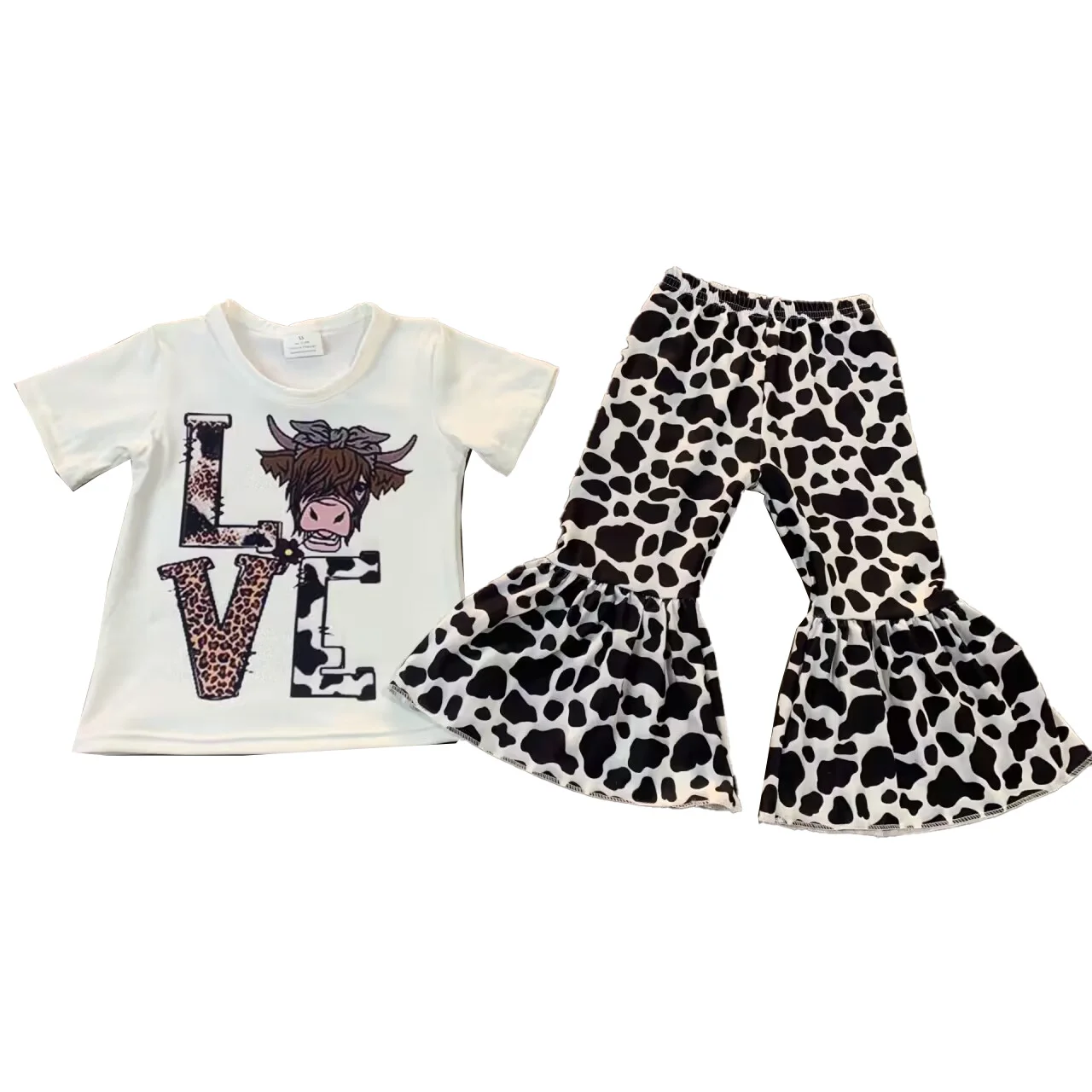 Boutique Girls clothes Set Love Cattle Leopard Bell Pants Wholesale Wednesday Outfits
Boutique Girls clothes Set Love Cattle Leopard Bell Pants Wholesale Wednesday Outfits