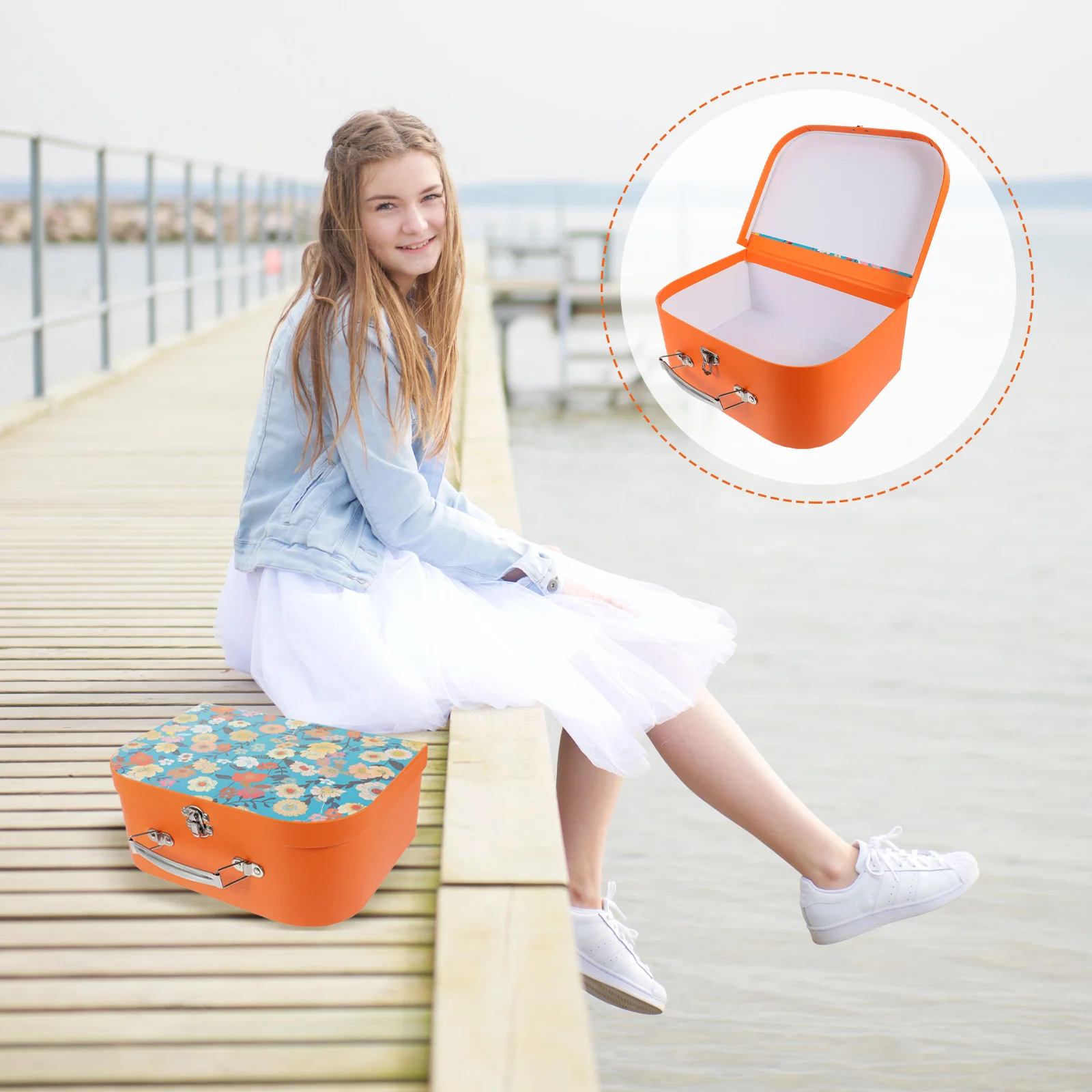 Gift Decorative Storage Boxes Children Cardboard Suitcase Paperboard Suitcases Decorative Storage Box With Lid
Gift Decorative Storage Boxes Children Cardboard Suitcase Paperboard Suitcases Decorative Storage Box With Lid