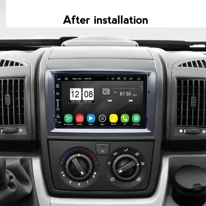 Android 11 For Fiat Ducato 2006-2018 Jumper Car GPS Navigation Auto Radio Stereo DVD Multimedia Video Player HeadUnit 2Din Video
Android 11 For Fiat Ducato 2006-2018 Jumper Car GPS Navigation Auto Radio Stereo DVD Multimedia Video Player HeadUnit 2Din Video