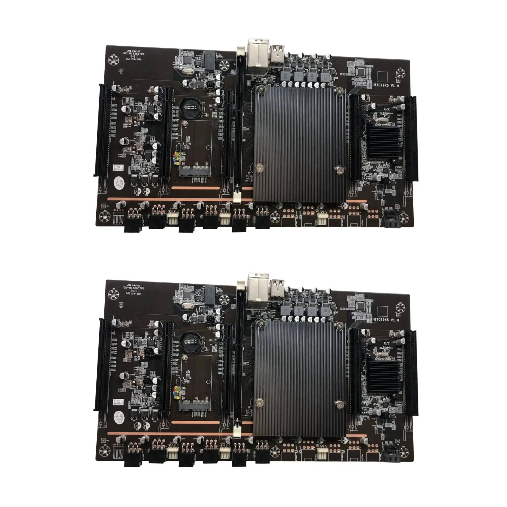 2X X79 H61 BTC Mining Motherboard LGA 2011 DDR3 Supports 32G 60mm Pitch Support RTX3060 3080 Graphics Card for BTC Miner
2X X79 H61 BTC Mining Motherboard LGA 2011 DDR3 Supports 32G 60mm Pitch Support RTX3060 3080 Graphics Card for BTC Miner