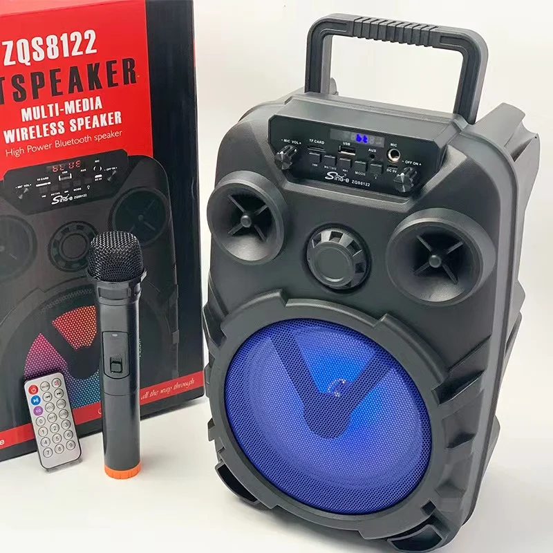 60W High-Power Bluetooth Speaker Portable Sound Column Stereo 3D Surround Subwoofer Outdoor LED Colored light Speaker With MIC
60W High-Power Bluetooth Speaker Portable Sound Column Stereo 3D Surround Subwoofer Outdoor LED Colored light Speaker With MIC