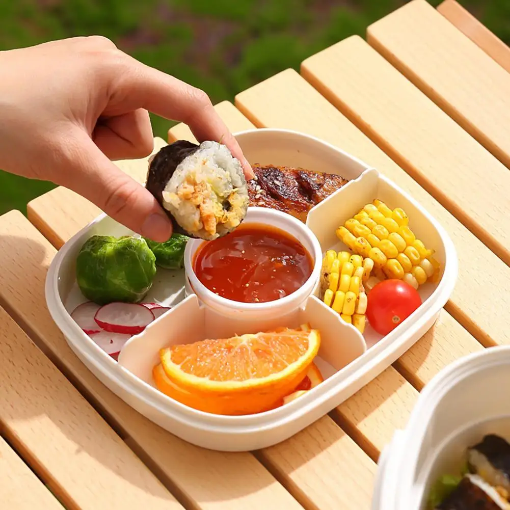 1 Set Modern Food Container Sealed Bento Box Compartmentalized Children Adults Food Storage Box with Fork Pack Rice
1 Set Modern Food Container Sealed Bento Box Compartmentalized Children Adults Food Storage Box with Fork Pack Rice