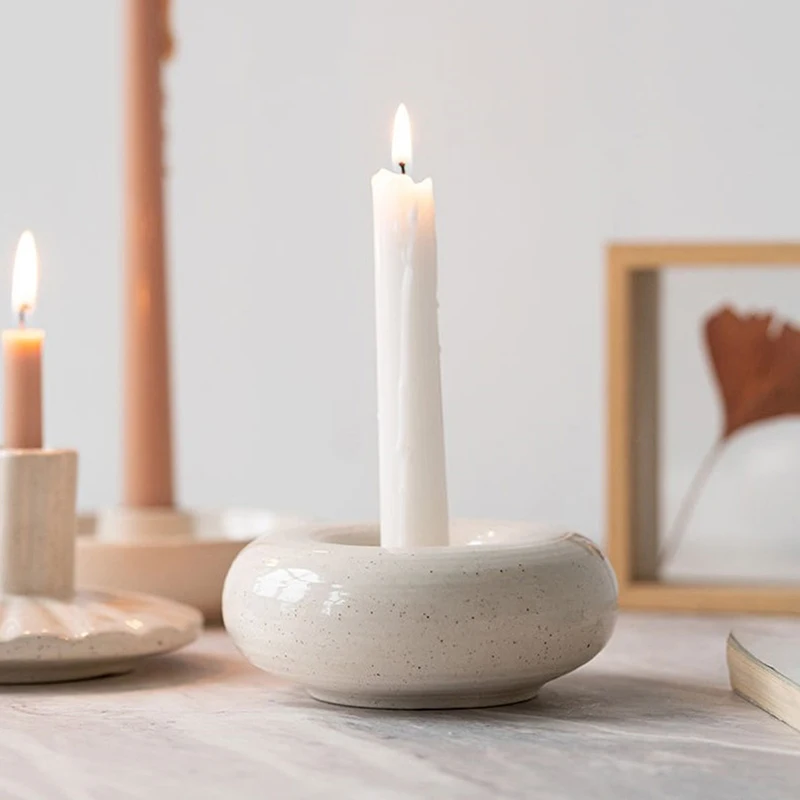 1/2Pcs Nordic Ceramic Candle Holder Simple Geometric Cup Shaped For Home Tabletop Decoration Household Ornaments
1/2Pcs Nordic Ceramic Candle Holder Simple Geometric Cup Shaped For Home Tabletop Decoration Household Ornaments