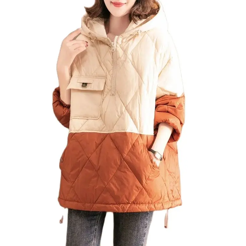Fashion Hooded Cotton Clothes Female Autumn Winter Jacket 2022 New Korean Version Loose light Thin Warm Women's Overcoat Parker
Fashion Hooded Cotton Clothes Female Autumn Winter Jacket 2022 New Korean Version Loose light Thin Warm Women's Overcoat Parker