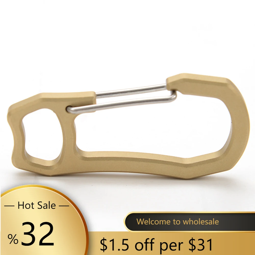 Solid Brass Carabiner Key Chain Ring Buckle Clip Snap Hook Handbag Clasp Multi Carry For Keychain Whistle Compass Camping Tool
Solid Brass Carabiner Key Chain Ring Buckle Clip Snap Hook Handbag Clasp Multi Carry For Keychain Whistle Compass Camping Tool