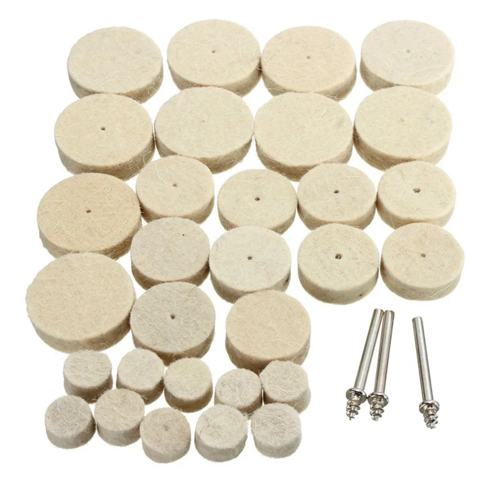33pcs Buffing Wheel Kit Polishing Wheel Wool Wheels Rotary Tool Accessory Sanding Polishing Buffing Grinding Wheel Brush 3mm
33pcs Buffing Wheel Kit Polishing Wheel Wool Wheels Rotary Tool Accessory Sanding Polishing Buffing Grinding Wheel Brush 3mm