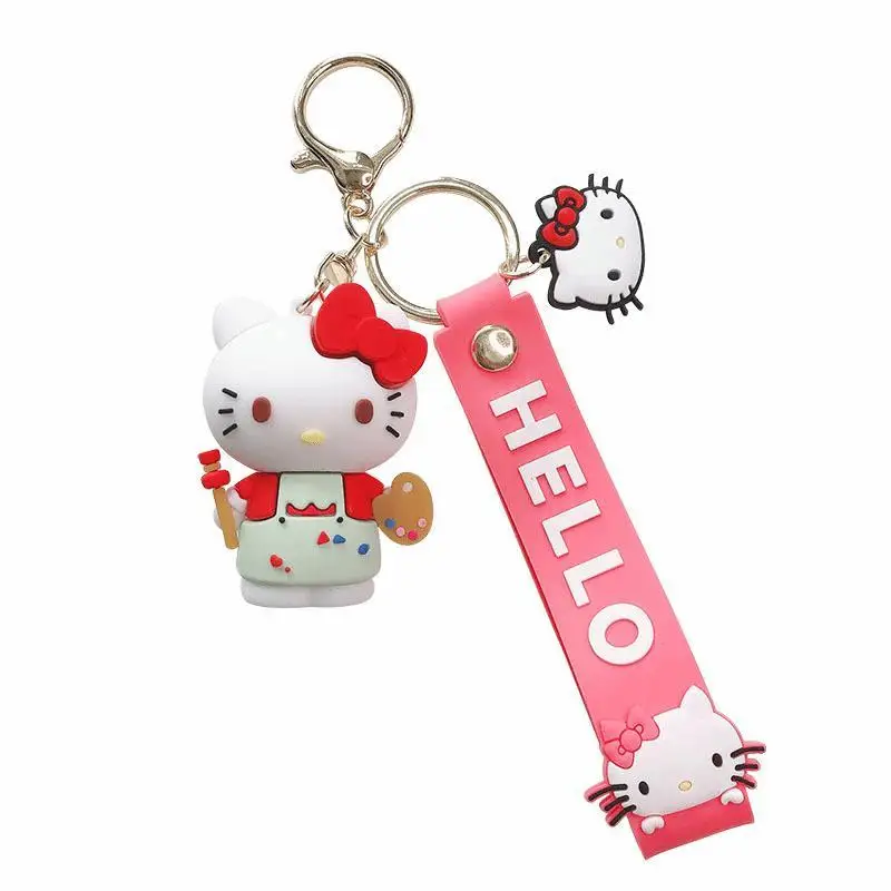 Брелок Hello kittyKT с подвеской в виде аниме-кота из ПВХ, милый брелок с куклой-кошкой, креативный милый брелок, кольцо, подарок, ювелирные изделия, оптовая продажа
Брелок Hello kittyKT с подвеской в виде аниме-кота из ПВХ, милый брелок с куклой-кошкой, креативный милый брелок, кольцо, подарок, ювелирные изделия, оптовая продажа