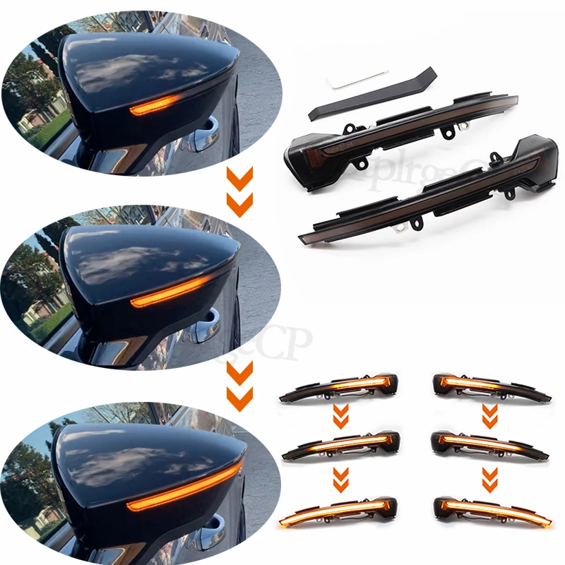 Pair LED Dynamic Turn Signal Indicator Lights Side Rearview Mirror Lamp for Seat Leon III Mk3 5F 2013-2018 Ibiza KJ Mk5 V Arona
Pair LED Dynamic Turn Signal Indicator Lights Side Rearview Mirror Lamp for Seat Leon III Mk3 5F 2013-2018 Ibiza KJ Mk5 V Arona