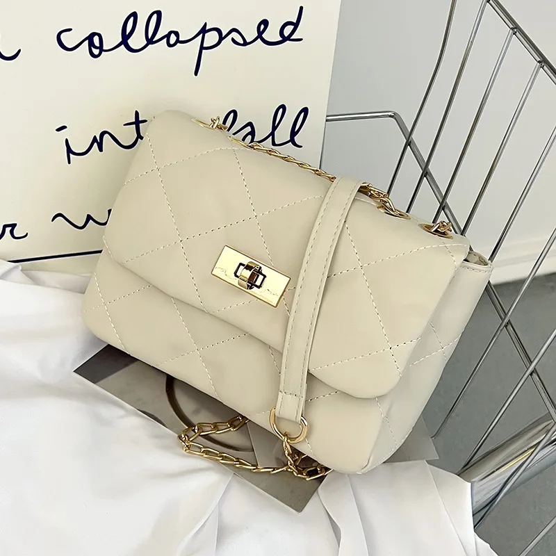 Elegant Luxury Women's Bag Diamond Lattice Black/White Shoulder Bag With Chain Summer Casual Trend Crossbody Bags For Women
Elegant Luxury Women's Bag Diamond Lattice Black/White Shoulder Bag With Chain Summer Casual Trend Crossbody Bags For Women