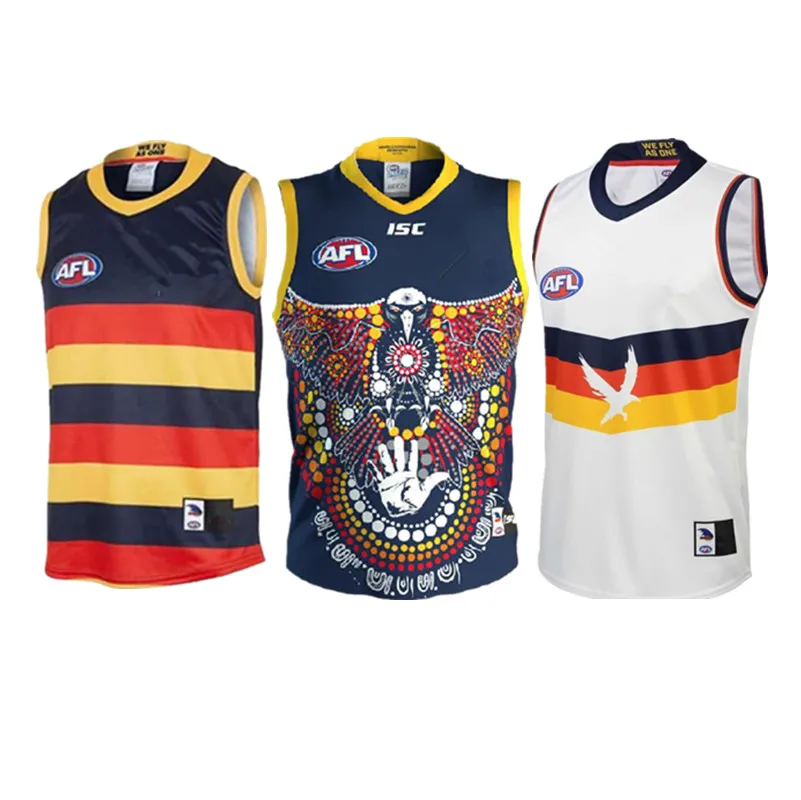 2019-2020 ADELAIDE CROWS GUERNSEY size S-3XL Print custom names and numbers Top quality Free shipping
2019-2020 ADELAIDE CROWS GUERNSEY size S-3XL Print custom names and numbers Top quality Free shipping