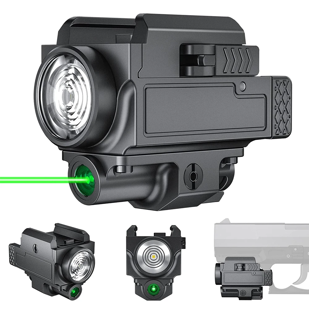 800 Lumens Tactical Weapon Gun Light LED Flashlight Green Dot Laser Sight Combo Military Airsoft Pistol Gun Handgun Light
800 Lumens Tactical Weapon Gun Light LED Flashlight Green Dot Laser Sight Combo Military Airsoft Pistol Gun Handgun Light