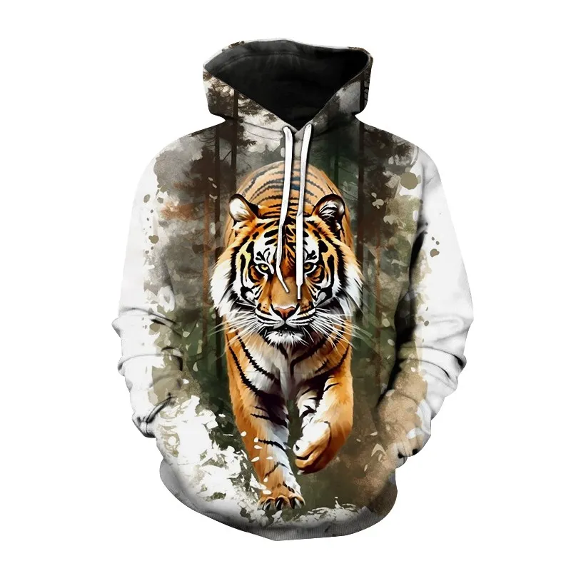 2023 New Men's Sport Hoodies 3D tiger Print Pocket Tops Coat Loose Sweatshirt Long Sleeve Pullover Hooded Sweaters
2023 New Men's Sport Hoodies 3D tiger Print Pocket Tops Coat Loose Sweatshirt Long Sleeve Pullover Hooded Sweaters