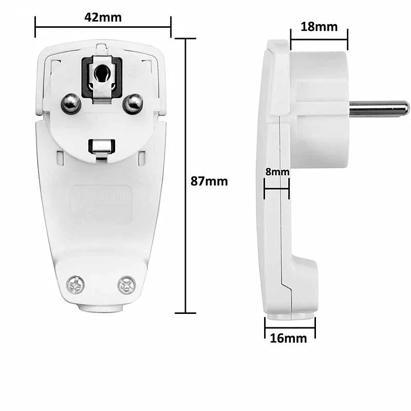 Угловая вилка Schuko плоская, плоская вилка Schuko 250 В (16 А), вилка Schuko, плоская вилка Schuko, вилка европейского стандарта, запасные части, аксессуары
Угловая вилка Schuko плоская, плоская вилка Schuko 250 В (16 А), вилка Schuko, плоская вилка Schuko, вилка европейского стандарта, запасные части, аксессуары
