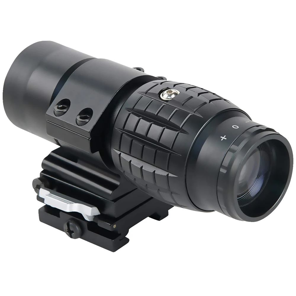 3x30mm Tactical Magnifier Lens Optics Scope Rifle Magnifier with Quick Release Side Flip 20mm Rail Mount for Holographic Reflex
3x30mm Tactical Magnifier Lens Optics Scope Rifle Magnifier with Quick Release Side Flip 20mm Rail Mount for Holographic Reflex