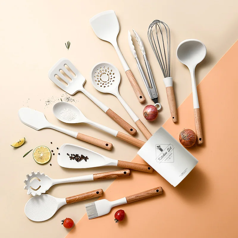 9Pcs/set Kitchen Utensils Set Non-stick Kitchenware Cooking Tools Scrape Spoon Soup Ladle Spatula Shovel Gadget Accessories
9Pcs/set Kitchen Utensils Set Non-stick Kitchenware Cooking Tools Scrape Spoon Soup Ladle Spatula Shovel Gadget Accessories