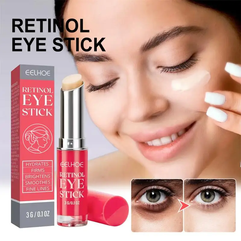 

1/3pcs Retinol Eye Cream Stick Anti-aging Anti Wrinkle Firming Moisturizing Puffiness Black And Circles Deep Lightening I2F9