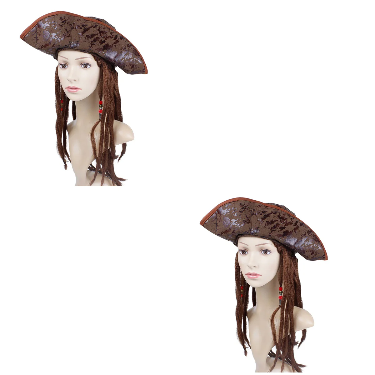 2pcs Party Accessary Pirate with Dreadlocks Hair Decor Props Pirate Masquerade Performance Prom Costume
2pcs Party Accessary Pirate with Dreadlocks Hair Decor Props Pirate Masquerade Performance Prom Costume