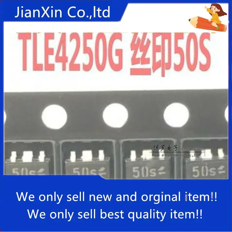 10 шт. 100% оригинальный новый линейный регулятор TLE4250G TLE4250 Silkscreen 50 S SCT-595
10 шт. 100% оригинальный новый линейный регулятор TLE4250G TLE4250 Silkscreen 50 S SCT-595