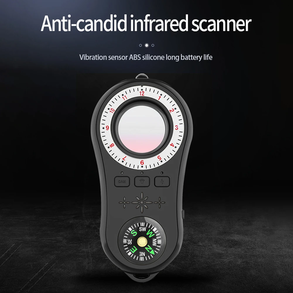 Audio Privacy Security Scanner Multi-Function Camera Signal Scanner Anti-Spy Wireless Lens Infrared Detector
Audio Privacy Security Scanner Multi-Function Camera Signal Scanner Anti-Spy Wireless Lens Infrared Detector