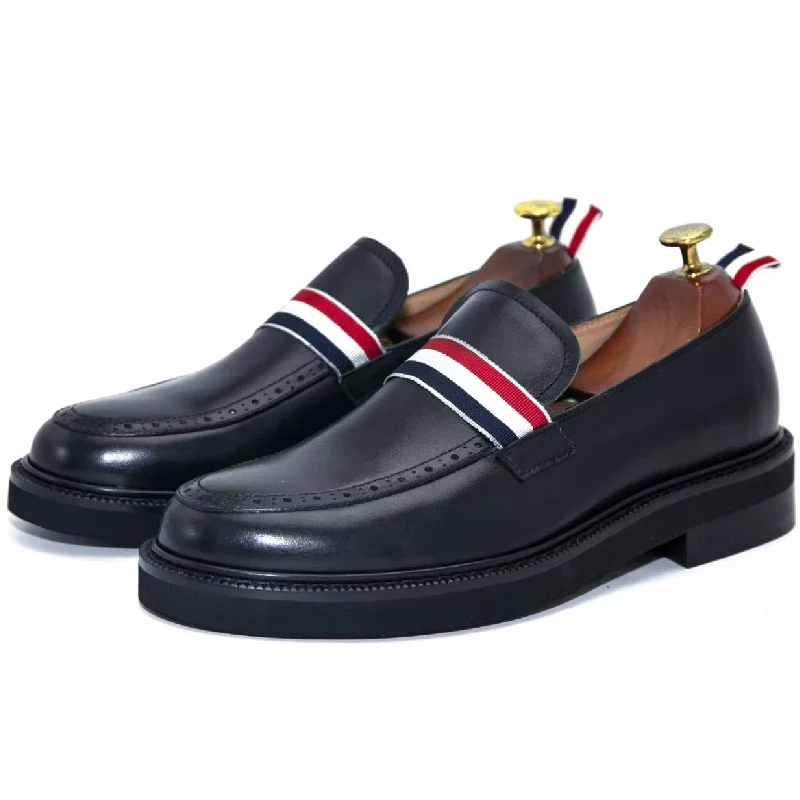 TB THOM Men Shoes Spring Autumn RWB Stripes Genuine Leather Shoes Korean Style Footwear Formal Wedding Business Sneakers for Men
TB THOM Men Shoes Spring Autumn RWB Stripes Genuine Leather Shoes Korean Style Footwear Formal Wedding Business Sneakers for Men