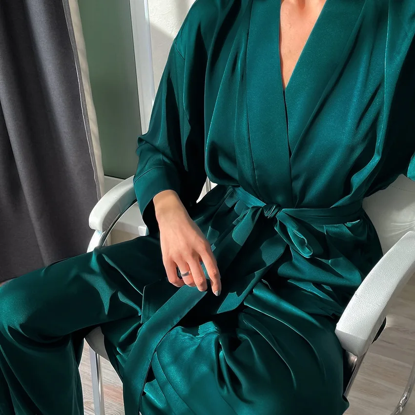 Flame Of Dream 2022 Spring And Autumn Imitation Silk Solid Color Cardigan Pajamase Ste 2 Pcs 22638
Flame Of Dream 2022 Spring And Autumn Imitation Silk Solid Color Cardigan Pajamase Ste 2 Pcs 22638
