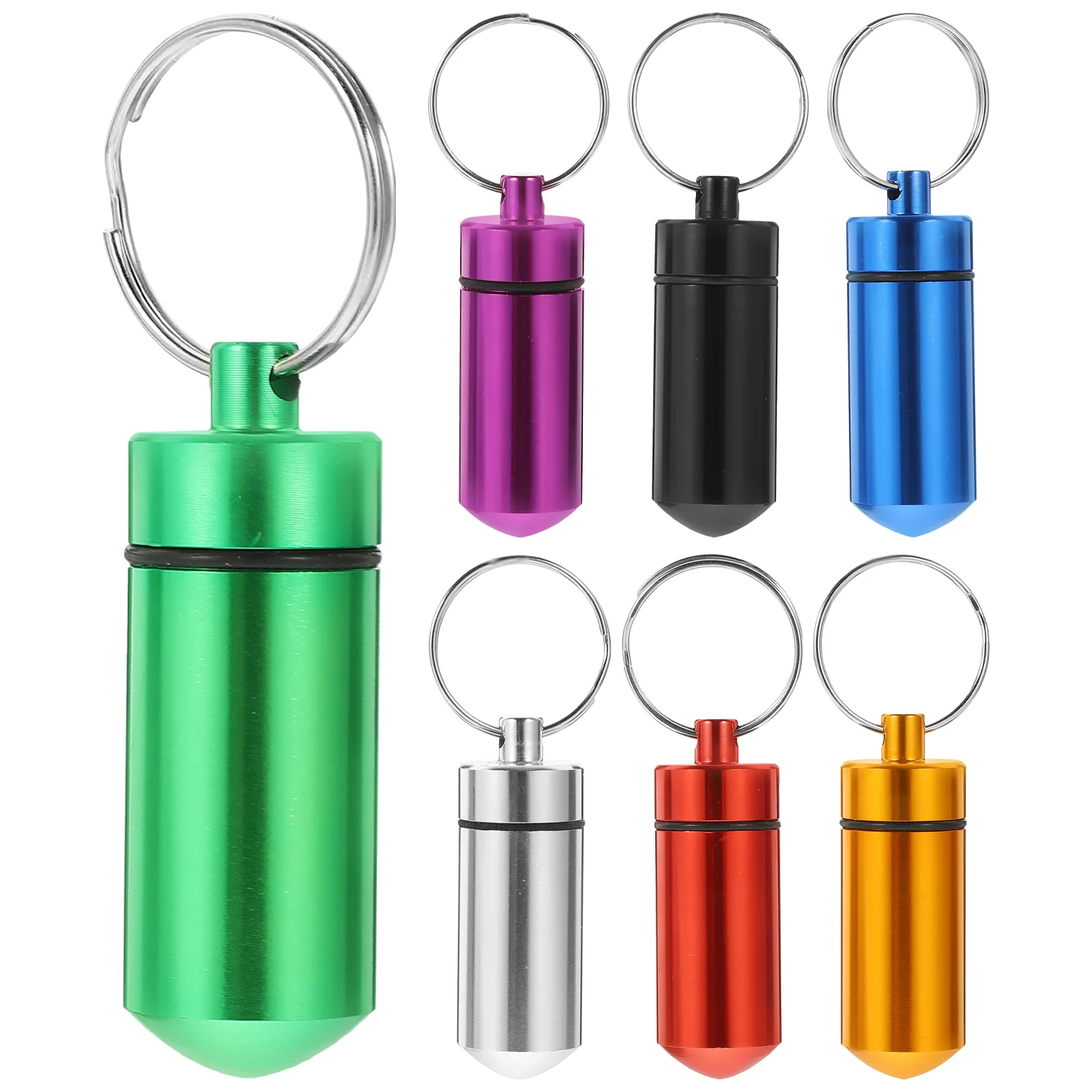 7Pcs Small Portable Case with Keychain Mini Keychain Holder Hanging Box Keychains
7Pcs Small Portable Case with Keychain Mini Keychain Holder Hanging Box Keychains