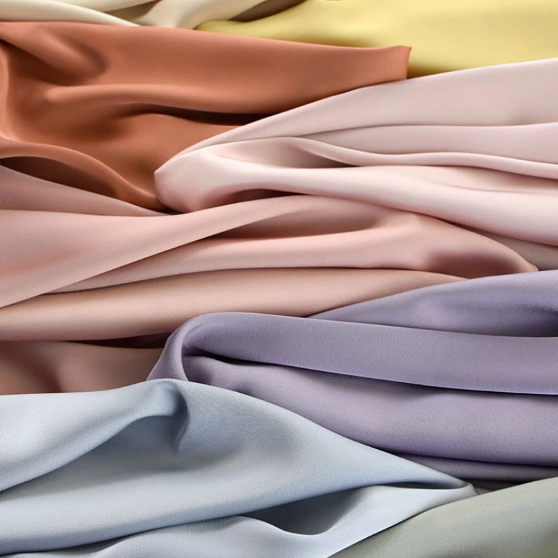 Slightly Elastic Matte Satin Fabric Spring Autumn Cheongsam Suspender Skirt Coat Pajamas Wide Leg Pants Table Cloth for Sewing
Slightly Elastic Matte Satin Fabric Spring Autumn Cheongsam Suspender Skirt Coat Pajamas Wide Leg Pants Table Cloth for Sewing