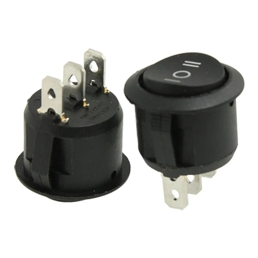 Rocker Switch 5Pcs ON/Off/ON SPDT Snap in Round Button 6A/250V 10A/125V AC for Auto Car Boat
Rocker Switch 5Pcs ON/Off/ON SPDT Snap in Round Button 6A/250V 10A/125V AC for Auto Car Boat