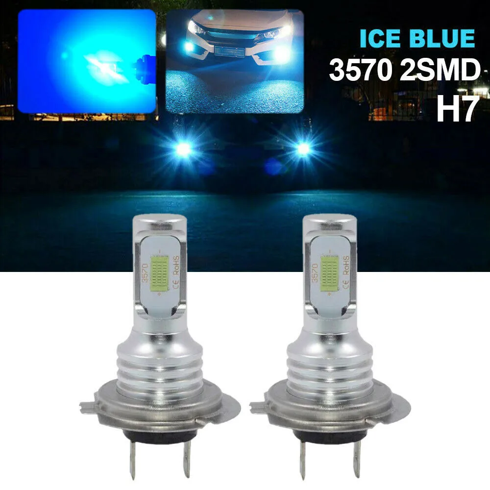 3570 LED LED Lights 80W 8000LM H7 LED 8000K Headlight Bulbs Kit High Low Beam Ice Blue Replacement Super Bright
3570 LED LED Lights 80W 8000LM H7 LED 8000K Headlight Bulbs Kit High Low Beam Ice Blue Replacement Super Bright